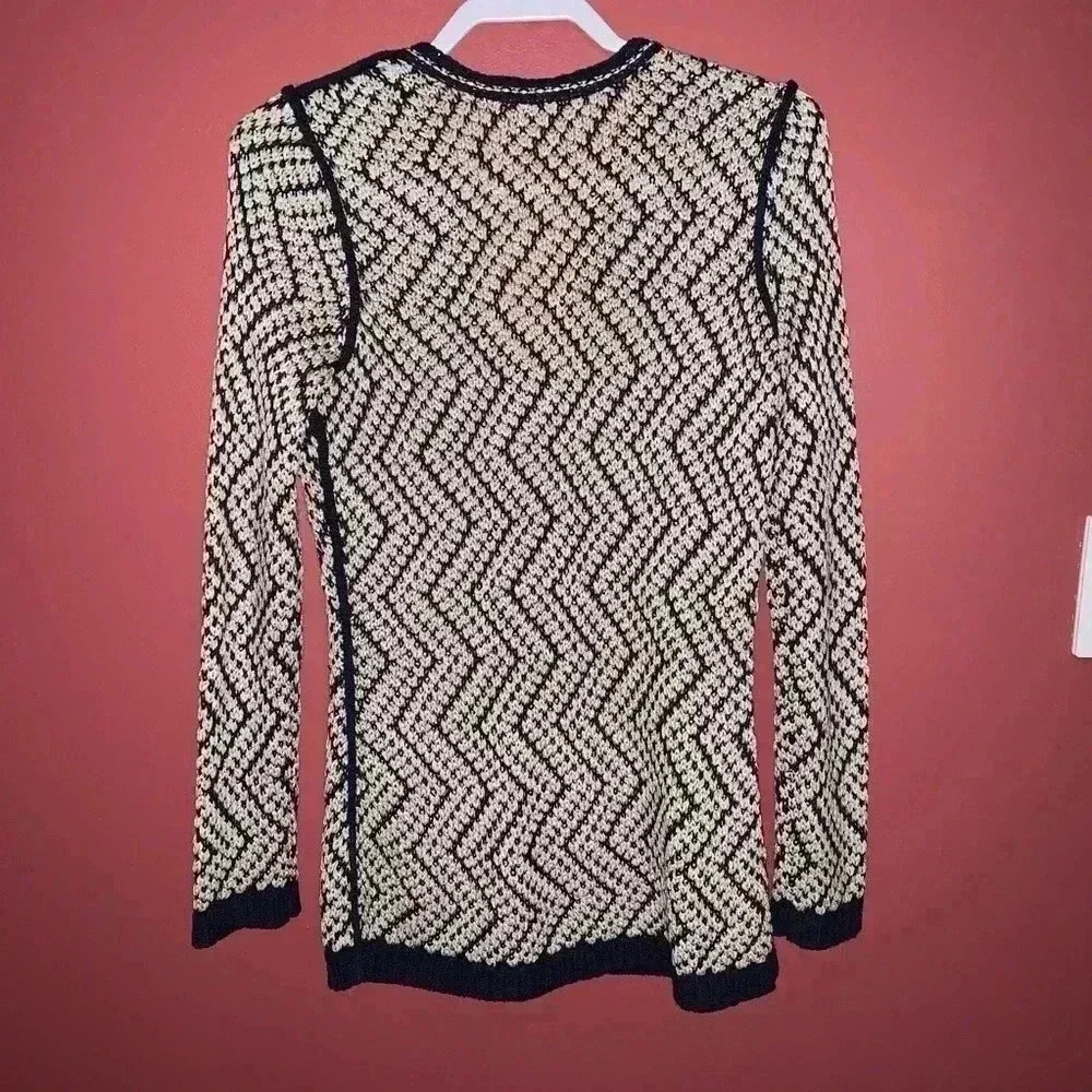 Tory Burch Ricki Crochet Tunic Sweater